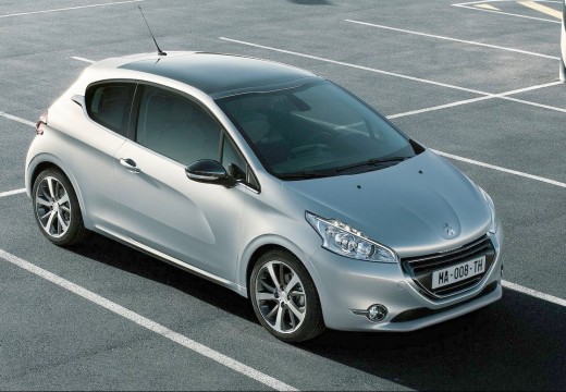 PEUGEOT 208 I hatchback silver grey przedni prawy