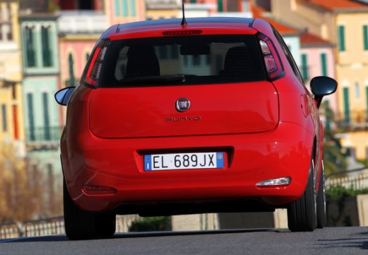 FIAT Punto II hatchback czerwony jasny tylny