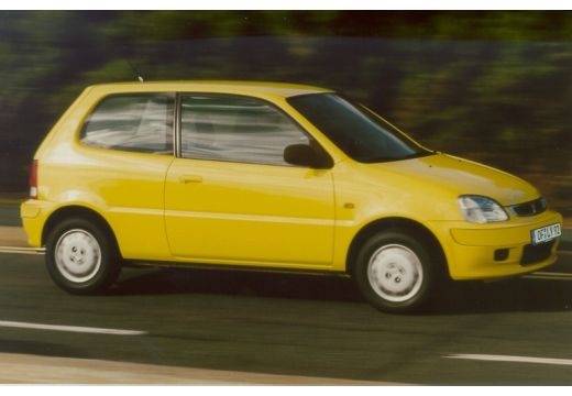 HONDA Logo hatchback żółty przedni prawy