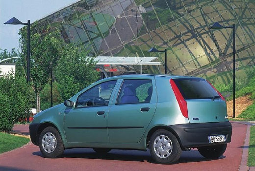 FIAT Punto II I hatchback zielony jasny tylny lewy