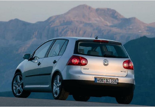 VOLKSWAGEN Golf V hatchback silver grey tylny lewy