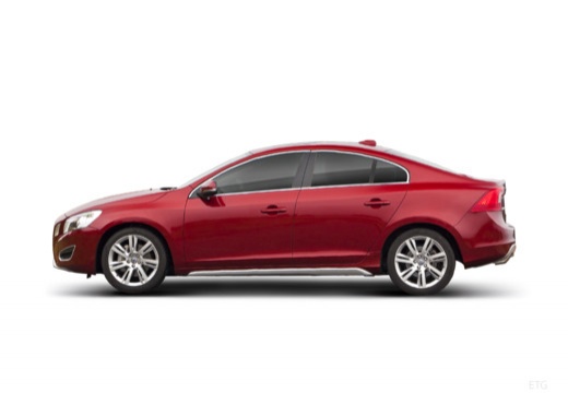 VOLVO S60 IV sedan czerwony jasny boczny lewy
