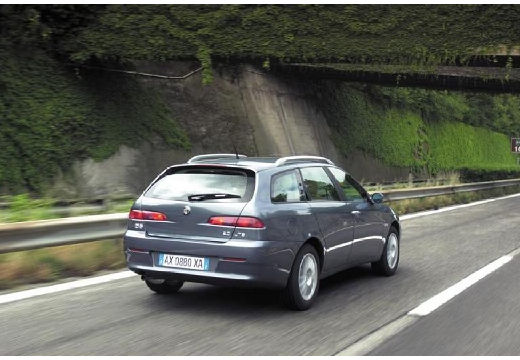ALFA ROMEO 156 Sportwagon III kombi czarny tylny prawy