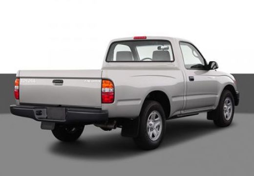 Toyota Tacoma pickup silver grey tylny prawy