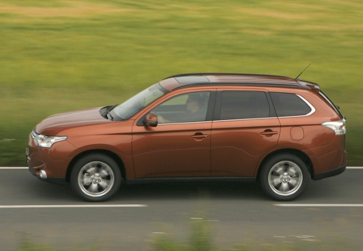 MITSUBISHI Outlander V kombi pomarańczowy boczny lewy