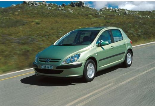 PEUGEOT 307 I hatchback zielony jasny przedni lewy