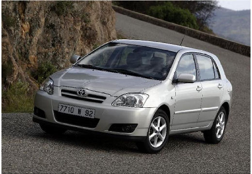 Toyota Corolla VII hatchback silver grey przedni lewy