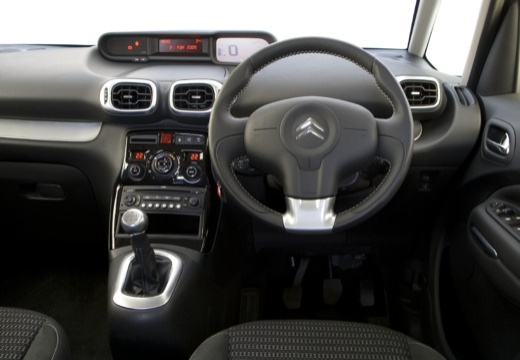 CITROEN C3 Picasso I hatchback zielony tablica rozdzielcza