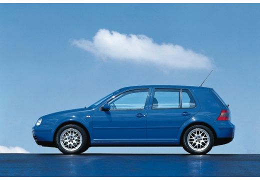VOLKSWAGEN Golf IV hatchback niebieski jasny boczny lewy