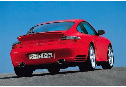 PORSCHE 911 Carrera/Targa 996 coupe czerwony jasny tylny prawy