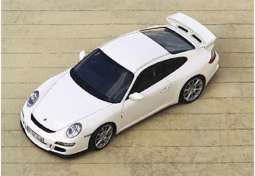 PORSCHE 911 997 coupe biały przedni lewy