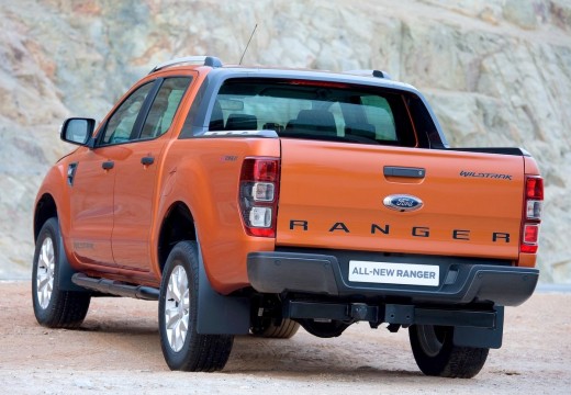 FORD Ranger pickup pomarańczowy tylny lewy