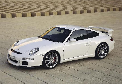 PORSCHE 911 997 coupe biały przedni lewy