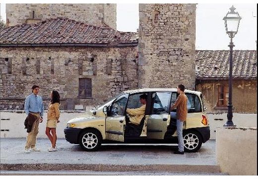 FIAT Multipla kombi żółty boczny lewy