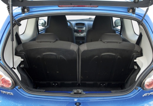 Toyota Aygo II hatchback przestrzeń załadunkowa