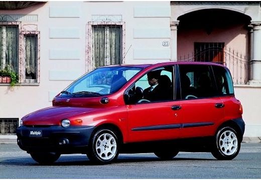 FIAT Multipla kombi czerwony jasny przedni lewy
