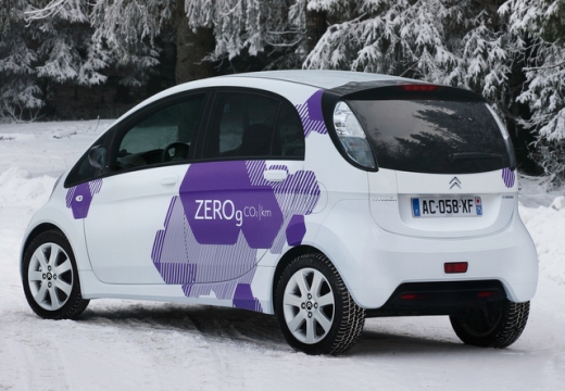 CITROEN C-ZERO hatchback biały tylny lewy