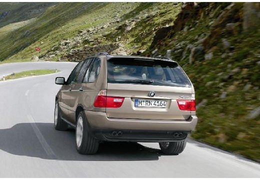 BMW X5 kombi złoty tylny lewy