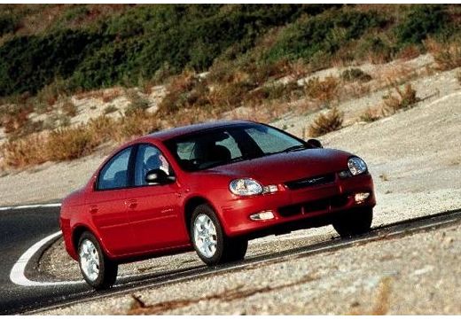 DODGE Neon sedan bordeaux (czerwony ciemny) przedni prawy