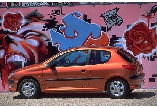 PEUGEOT 206 I hatchback boczny lewy