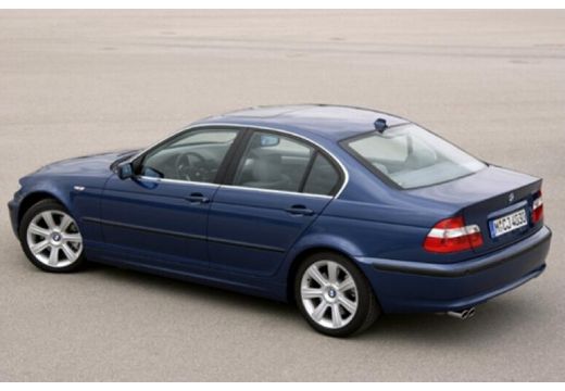 BMW Seria 3 sedan niebieski jasny tylny lewy