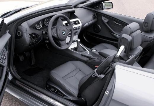 BMW Seria 6 Cabriolet E64 II kabriolet silver grey tablica rozdzielcza