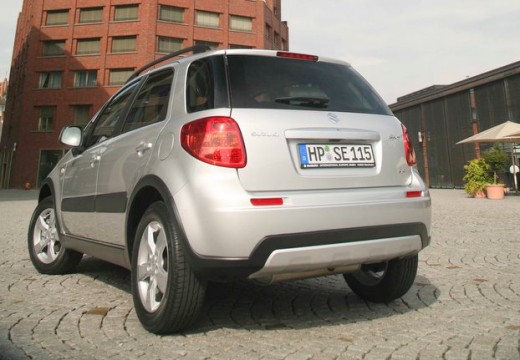 SUZUKI SX4 II hatchback silver grey tylny lewy